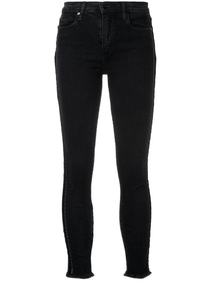 Nobody Denim Cult Comfort Skinny Ankle Velvet Edge - Black