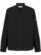 Stone Island Zipped Shirt - Black