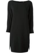 Steffen Schraut Fringed Boat Neck Dress