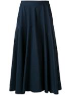 Aspesi High-rise Flared Skirt - Blue