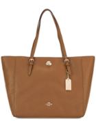 Coach Double Straps Tote, Women's, Brown, Leather