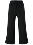 Barba - Flared Cropped Trousers - Women - Cotton/spandex/elastane - 40, Women's, Black, Cotton/spandex/elastane