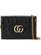 Gucci - Gg Marmont Matelassé Bag - Women - Leather/metal - One Size, Black, Leather/metal
