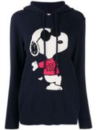 Chinti & Parker Cashmere Hooded Jumper - Blue