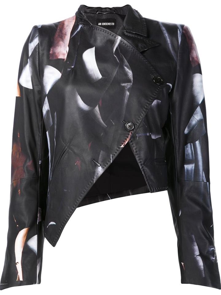 Ann Demeulemeester Buttoned Lateral Fastening Jacket