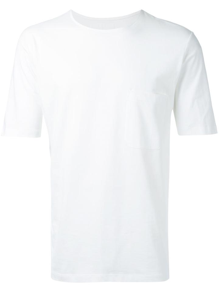 Lemaire Pocket T-shirt, Men's, Size: Small, White, Cotton