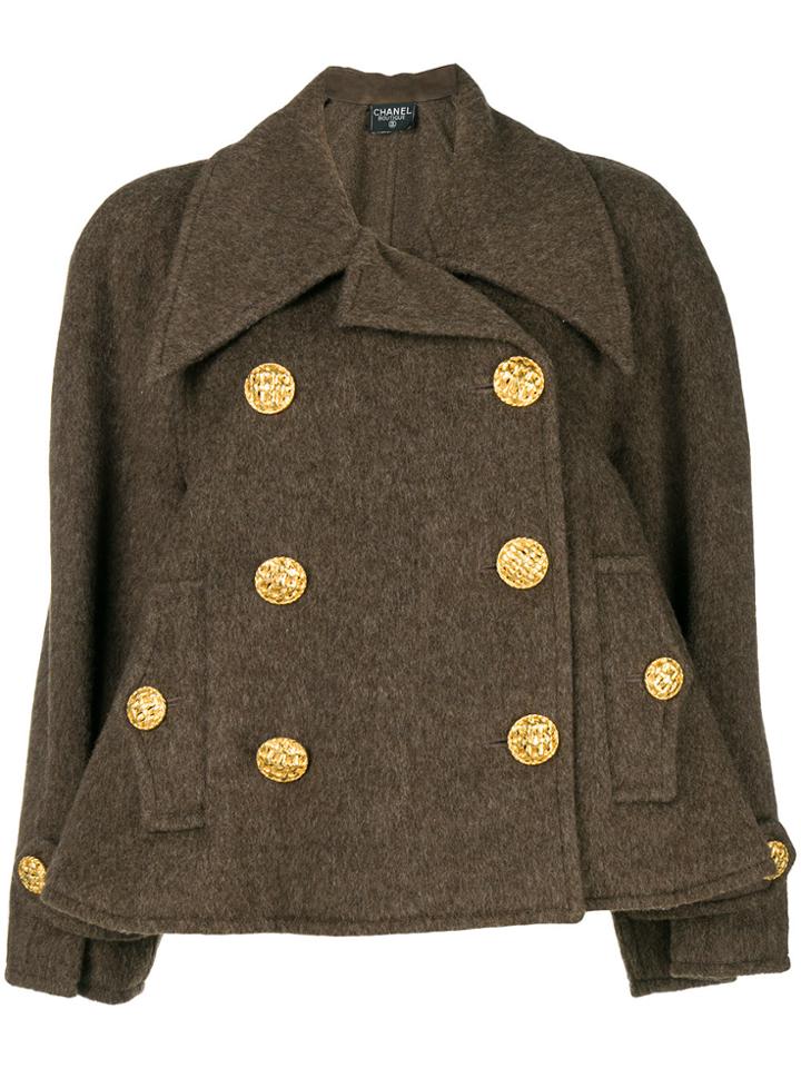 Chanel Vintage Double Breasted Jacket - Brown