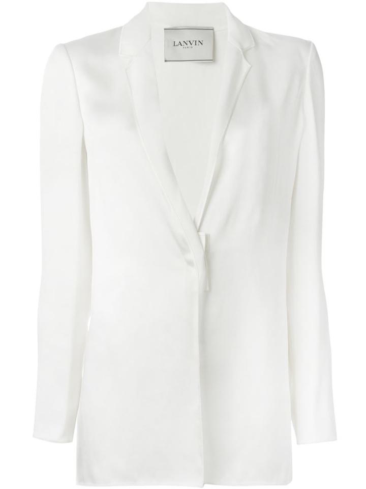 Lanvin Jacket, Women's, Size: 38, White, Acetate/viscose
