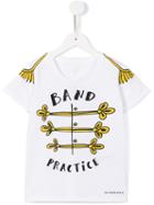Burberry Kids 'band Practise' T-shirt, Boy's, Size: 12 Yrs, White