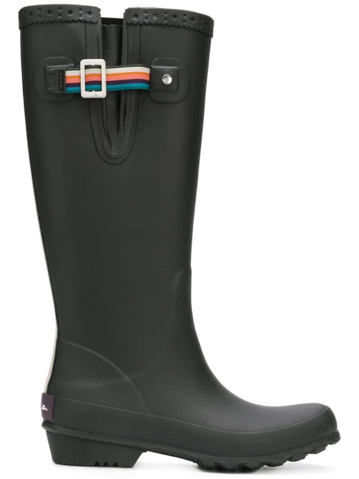 Ps Paul Smith Classic Stripe Boots - Black