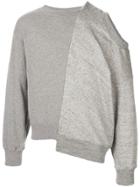Maison Mihara Yasuhiro Asymmetric Sweatshirt - Grey