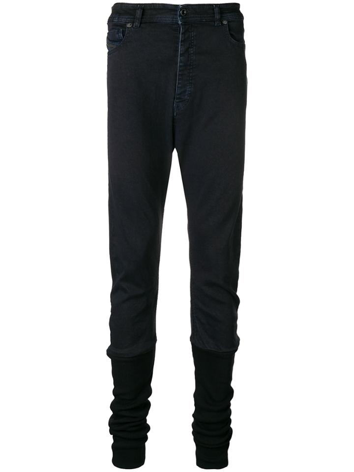 Diesel Black Gold Ruched Leg Jeans - Blue