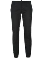 Dsquared2 Cropped Trousers, Women's, Size: 42, Black, Cotton/spandex/elastane/polyester