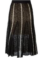 Aviù Knitted A-line Skirt