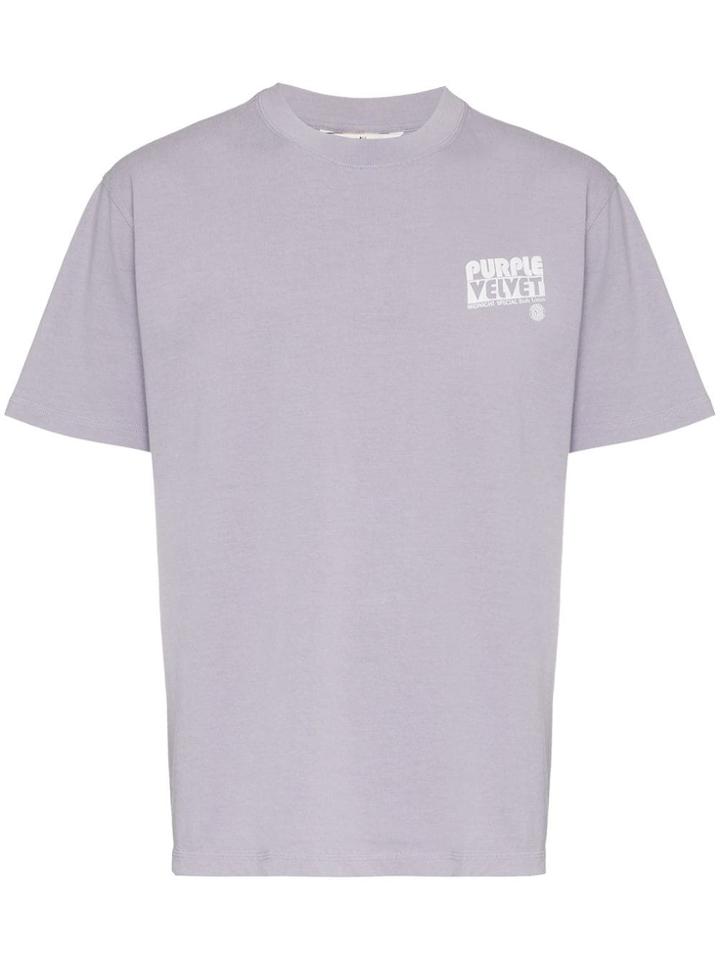 Eytys Smith Logo Printed Crew Neck Tshirt - Pink