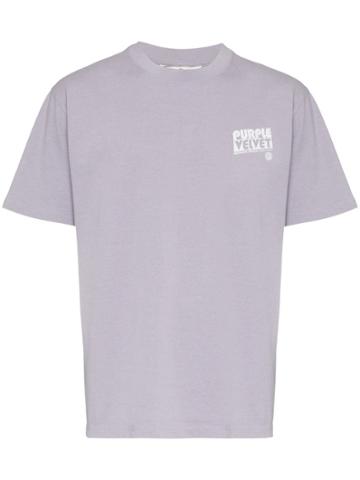 Eytys Smith Logo Printed Crew Neck Tshirt - Pink