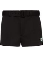 Prada Technical Jersey Shorts - Black