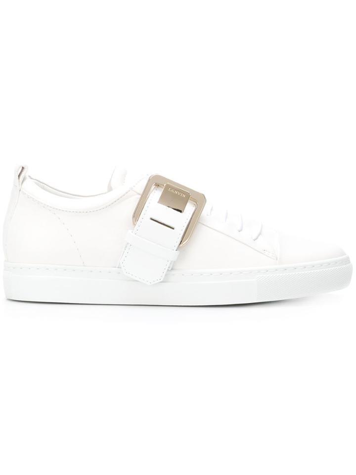 Lanvin Lanvin Sneaker Square Buckle - White