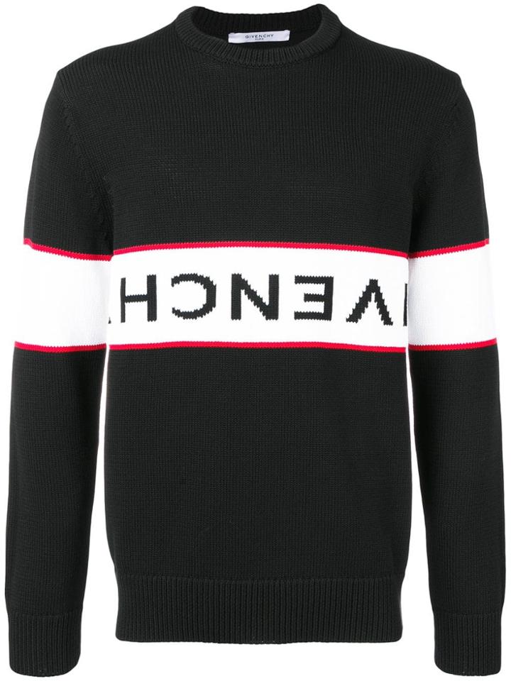 Givenchy Knit Logo Jumper - Black