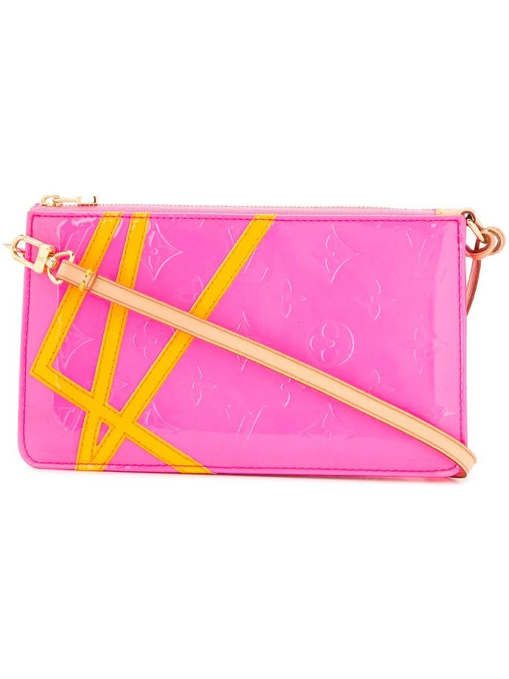 Louis Vuitton Vintage Vernis Fluo Lexington Hand Bag - Pink & Purple