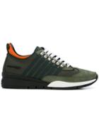 Dsquared2 Striped Lace-up Sneakers - Green