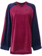 Fenty X Puma Oversized V-neck Jumper - Pink & Purple