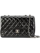 Chanel Vintage Jumbo Flap Shoulder Bag, Women's, Black