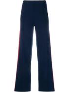 Sandro Paris Side Stripe Track Pants - Blue