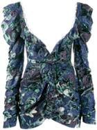 Raisavanessa Strass Embellished Mini Dress - Purple