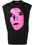 Vyner Articles Face Print Tank Top - Black