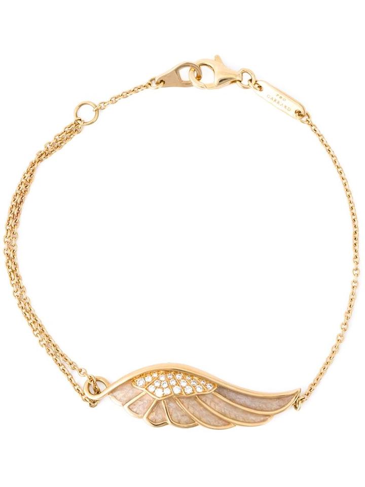 Garrard Diamond Detail Wing Bracelet, Women's, Metallic