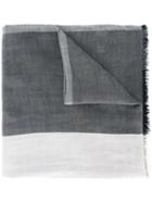 Bally Frayed Scarf, Women's, Silk/cotton