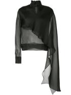 Materiel Turtleneck Blouse - Black