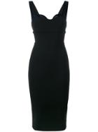 Victoria Beckham Trompe L'oeil Dress - Black
