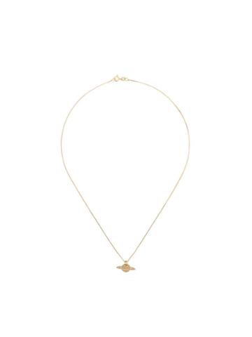 Malaika Raiss Planet Charm Necklace - Gold
