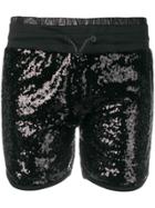 Philipp Plein Sequined Shorts - Black