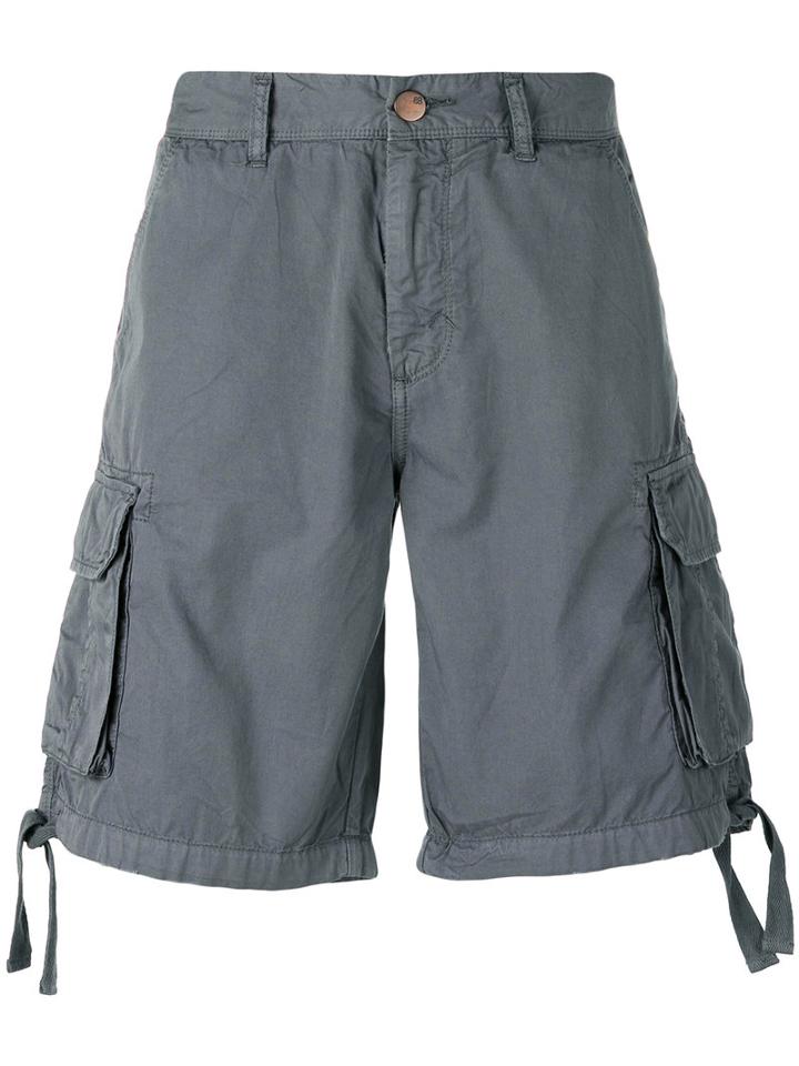 Sun 68 - Cargo Shorts - Men - Cotton - 38, Grey, Cotton