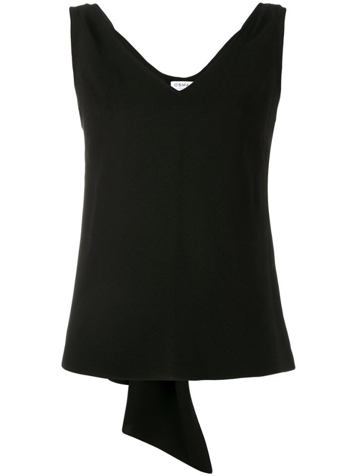 Osman Sleeveless Top - Black
