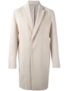 System Homme Single Breasted Coat, Men's, Size: Small, Nude/neutrals, Polyurethane/wool