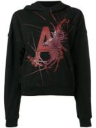 Haider Ackermann Graphic Print Hoodie - Black