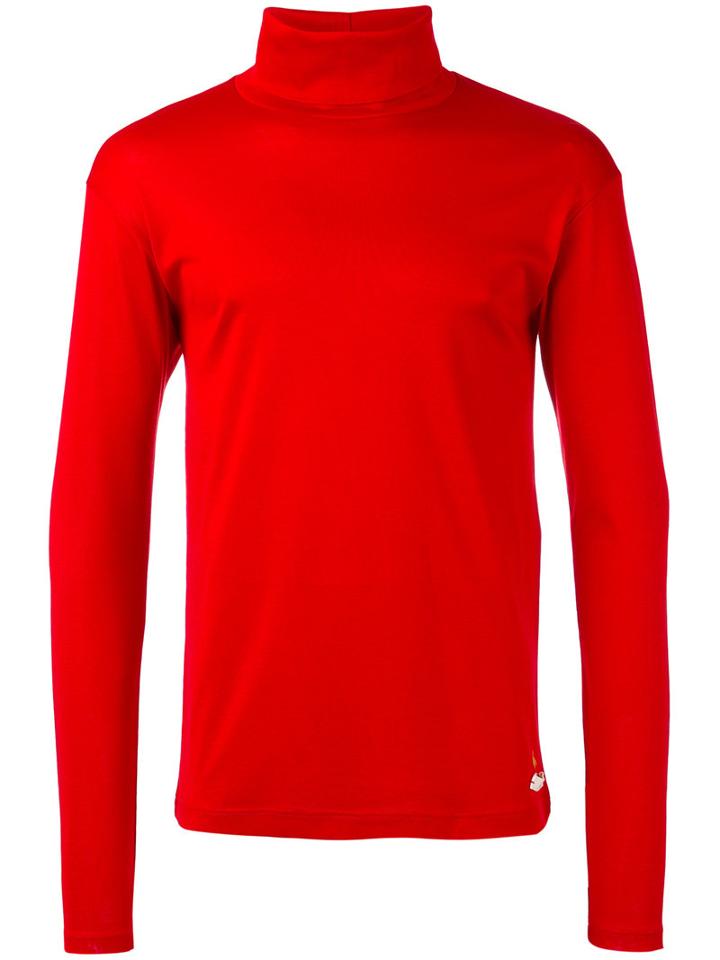 Gucci - Turtleneck Jumper - Men - Cotton - L, Red, Cotton