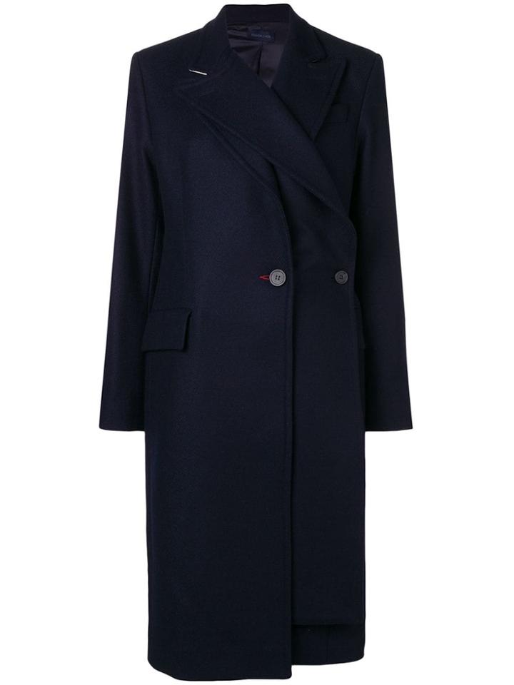 Eudon Choi Single Breasted Coat - Blue