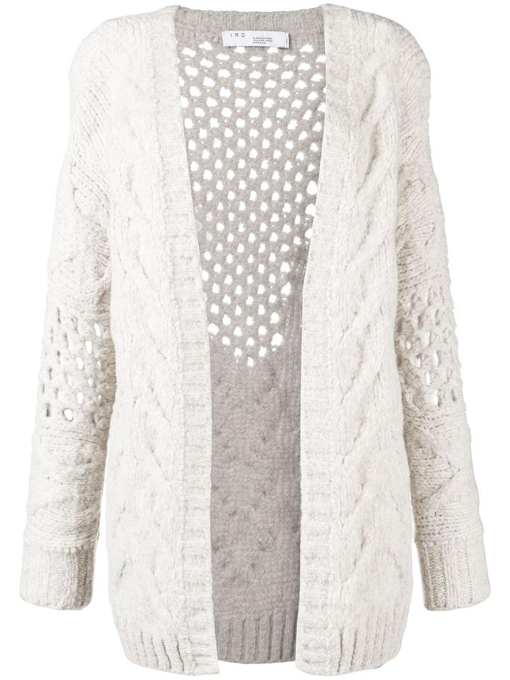 Iro Chunky Knitted Cardigan - Nude & Neutrals