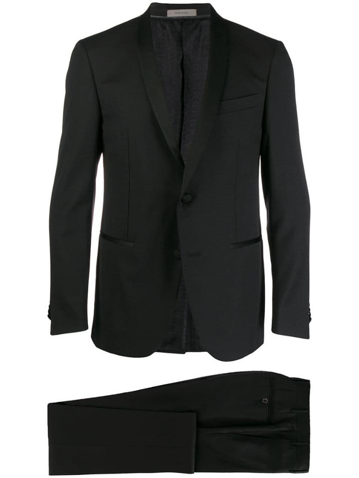 Corneliani Two-piece Tuxedo Jacket - Black