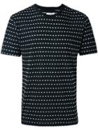 Soulland 'fernell' Jacquard T-shirt, Men's, Size: Medium, Black, Polyester/viscose