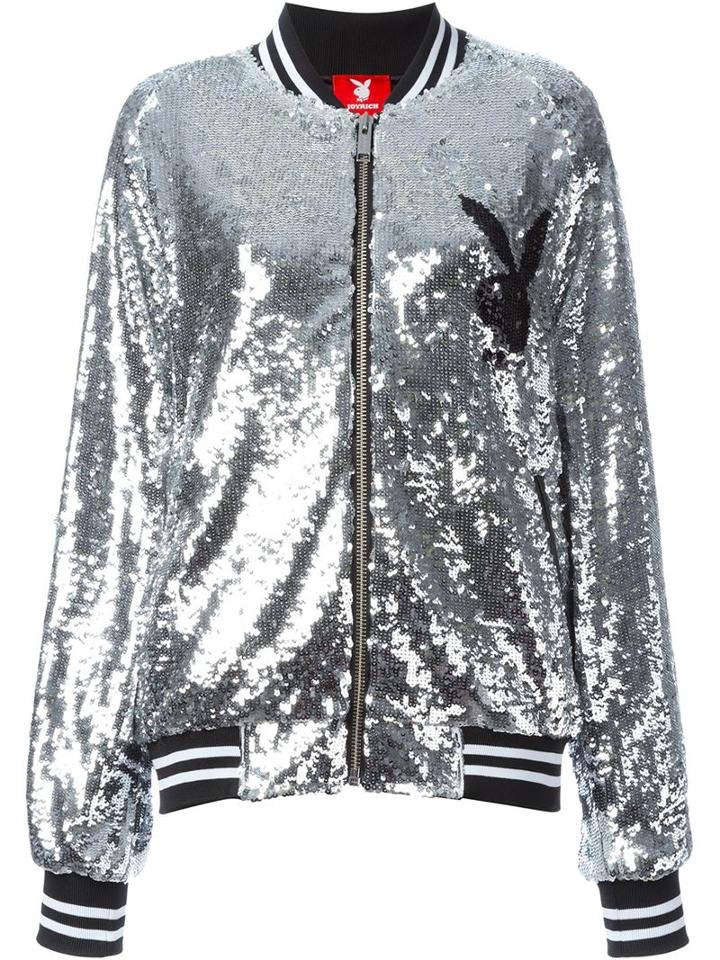 Joyrich Playboy X Joyrich Sequin Bomber Jacket