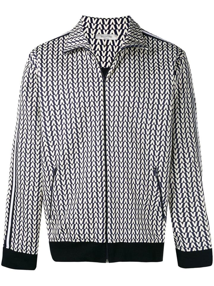 Valentino Optical V Jacket - Blue