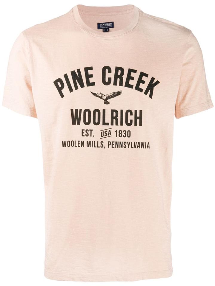 Woolrich Pine Creek Print T-shirt - Pink
