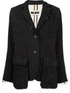 Uma Wang 'manganello' Jacket, Women's, Size: Small, Black, Wool