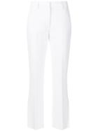 Msgm Side Slit Trousers - White